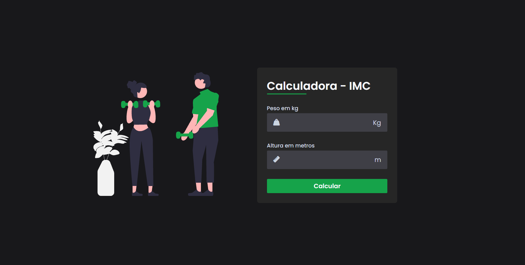 Projeto Calculadora de IMC